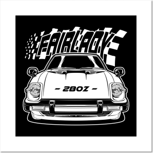 Fairlady 280Z - White Print Posters and Art